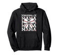 Baseball Mama Coquette Bow Mothers Day Hoodie - Trendy Graphic Men Women - T-Shirt, Sweatshirt, Hoodie