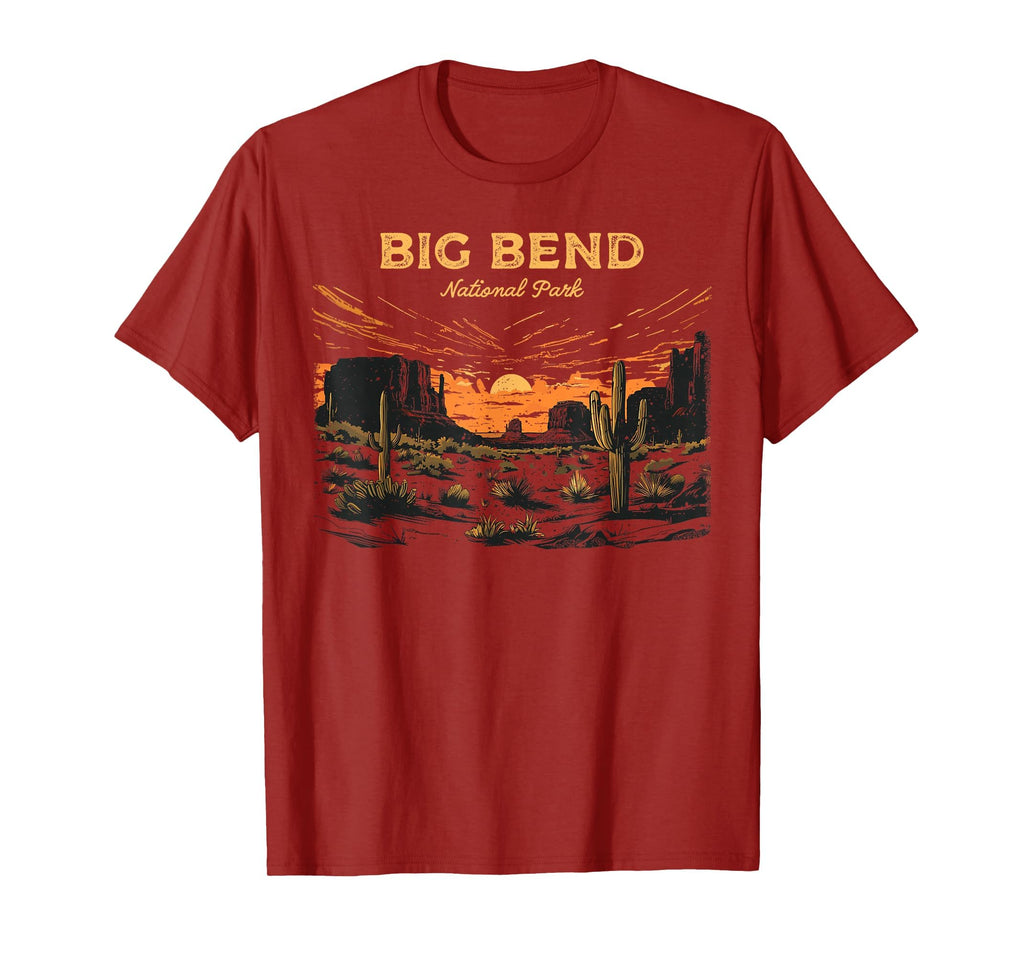 Big Bend National Park Texas T-Shirt - Custom Art Print for Adults - T-Shirt, Sweatshirt, Hoodie
