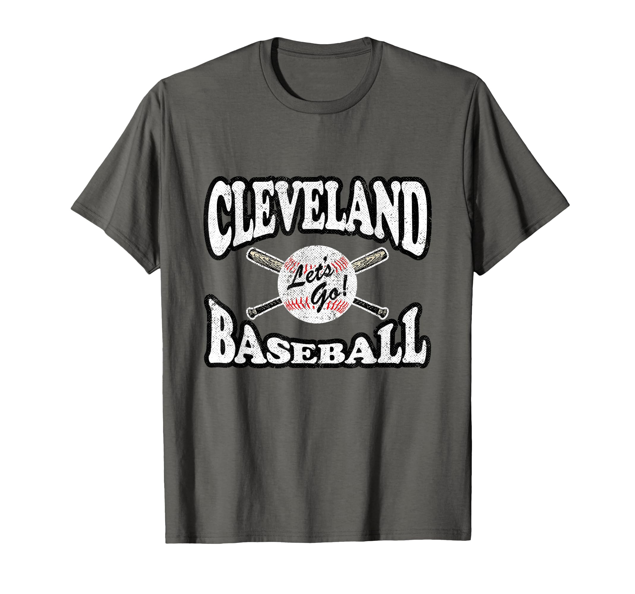Cleveland Baseball Distressed T-Shirt - Aesthetic Graphic for Adults - T-Shirt, Sweatshirt, Hoodie