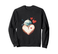 Funny Baseball Sport Heart Baseball Mom Sweatshirt - Graphic Print Unisex - T-Shirt, Sweatshirt, Hoodie