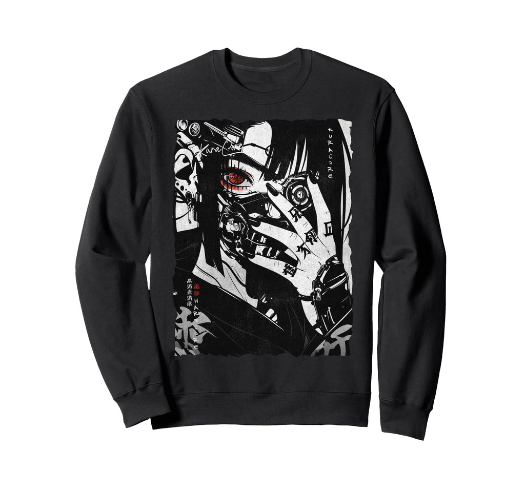 Japanese Streetwear Cyberpunk Y2K Sweatshirt - Novelty Apparel Unisex - T-Shirt, Sweatshirt, Hoodie
