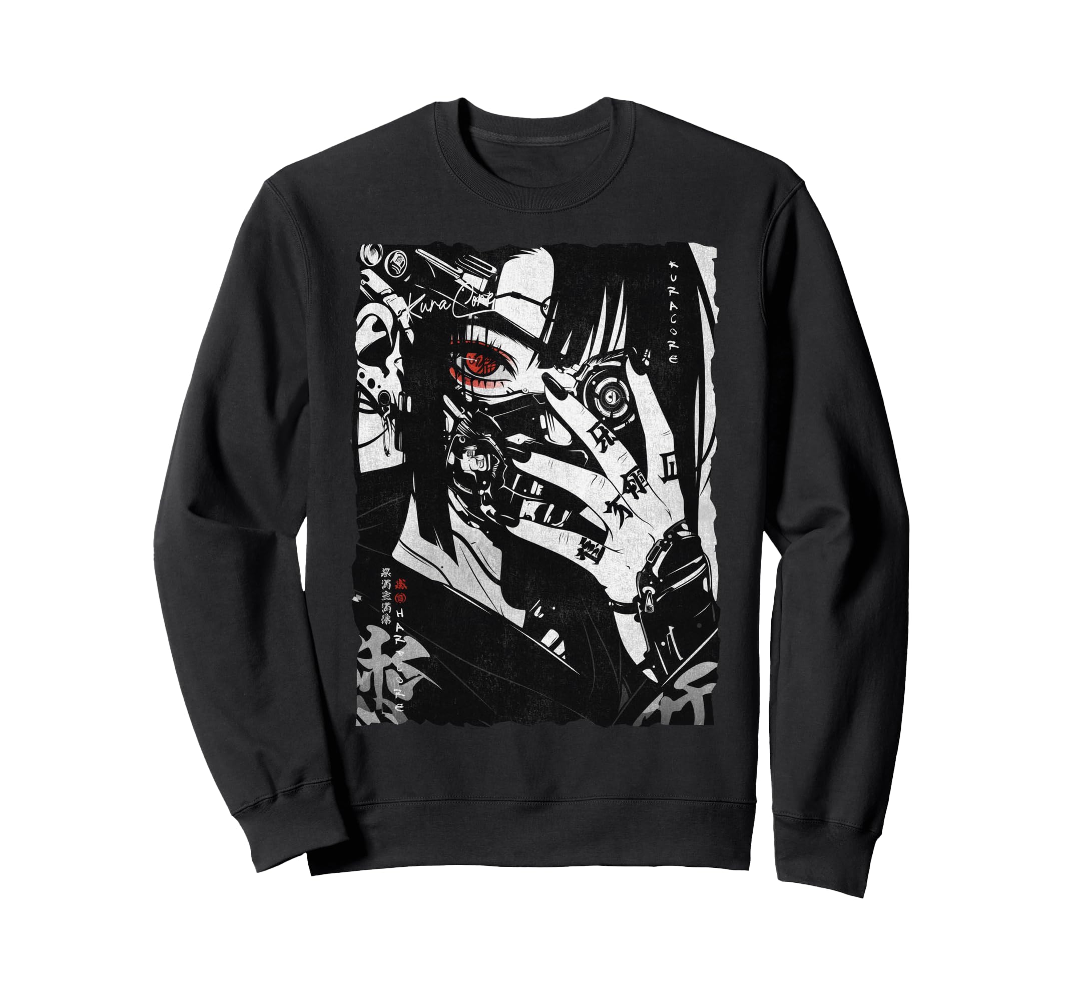 Japanese Streetwear Cyberpunk Y2K Sweatshirt - Novelty Apparel Unisex - T-Shirt, Sweatshirt, Hoodie