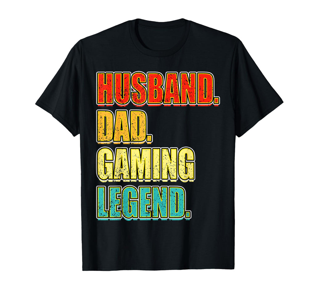 Gamer Husband Dad Gaming Legend T-Shirt - Minimalist Print Men Women - T-Shirt, Sweatshirt, Hoodie
