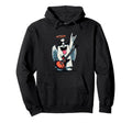 Dog Angel Rock Music Guitar Player Hoodie - Aesthetic Graphic for Adults - T-Shirt, Sweatshirt, Hoodie