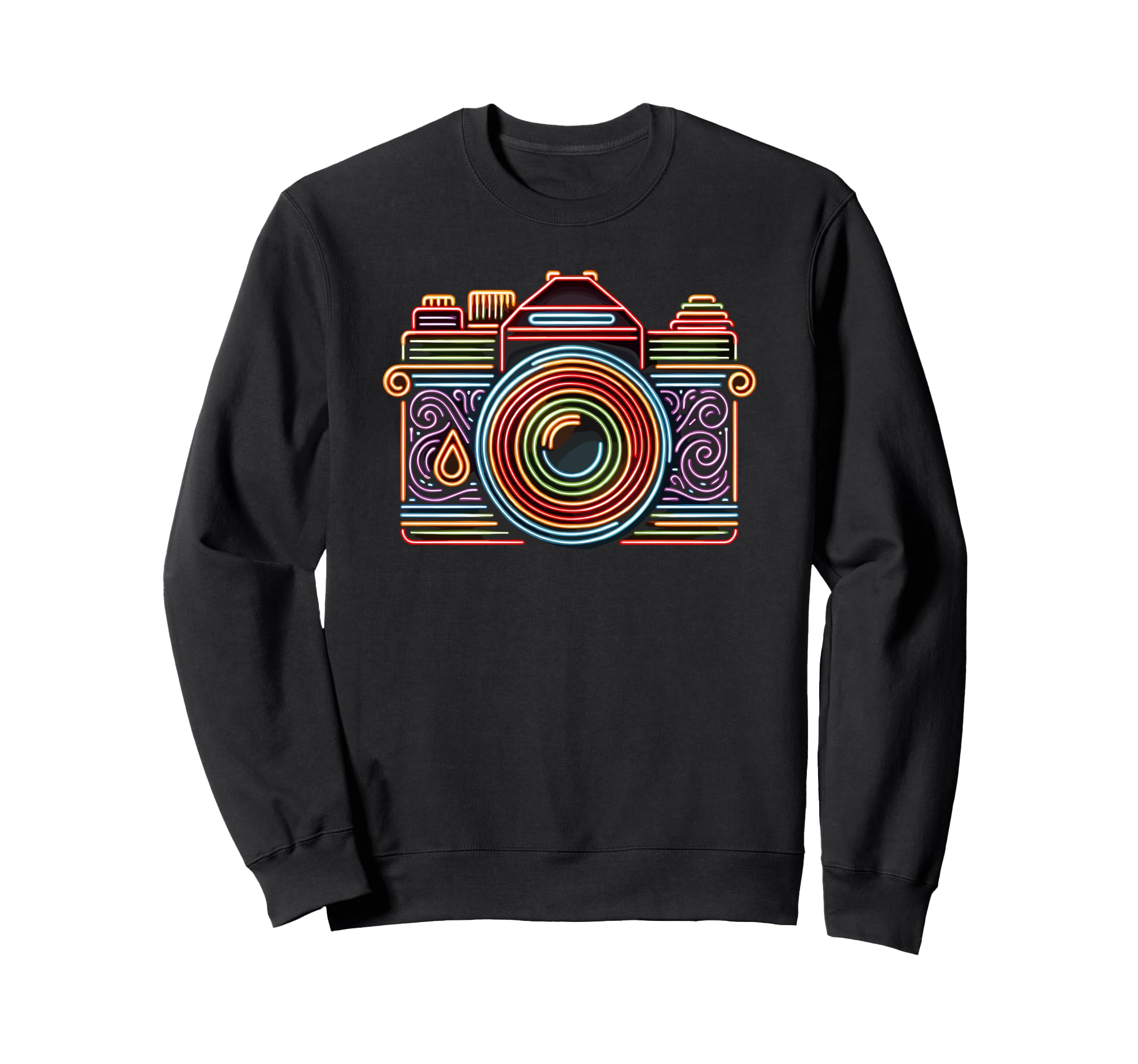 Camera Photographer Photography Sweatshirt - Custom Art Print Men Women - T-Shirt, Sweatshirt, Hoodie
