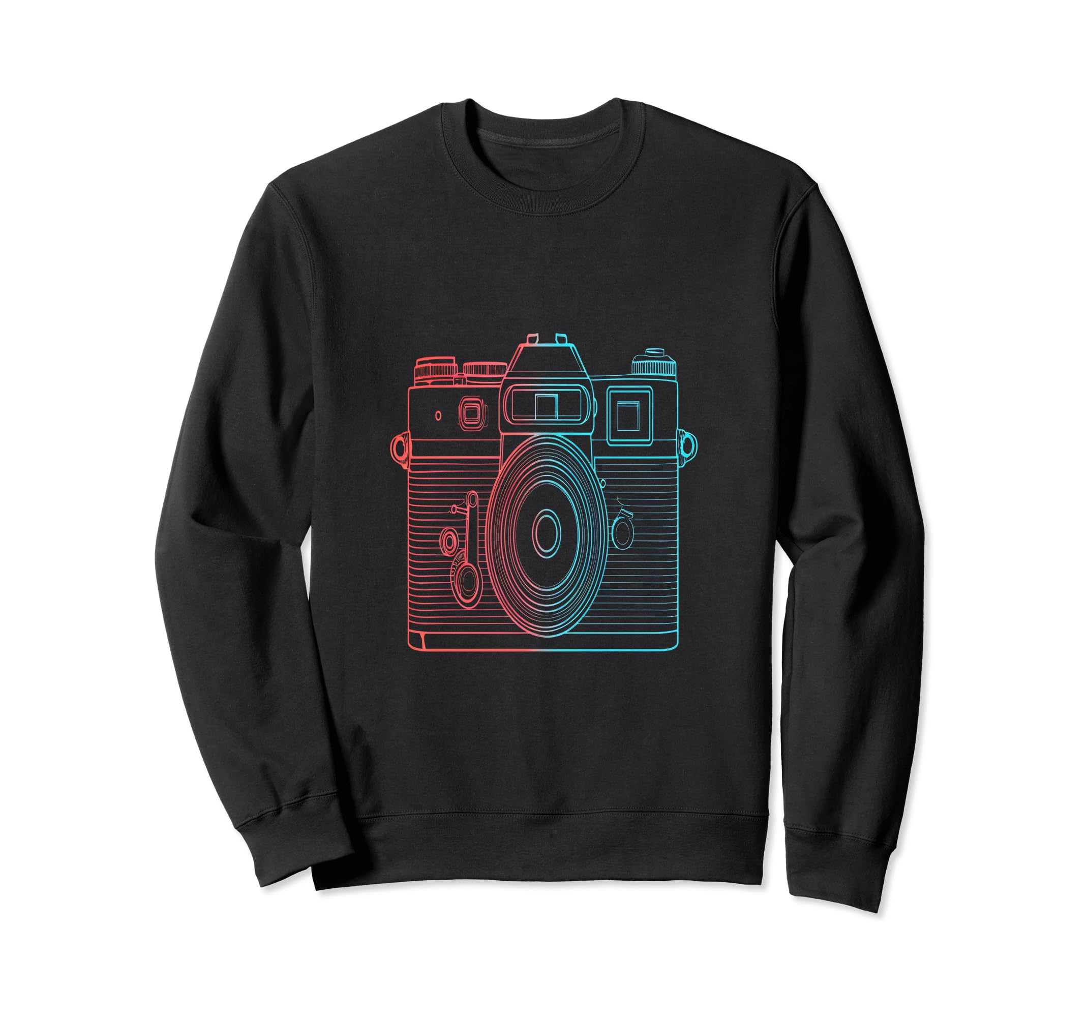 Photography Camera Photographer Sweatshirt - Graphic Print for Adults - T-Shirt, Sweatshirt, Hoodie