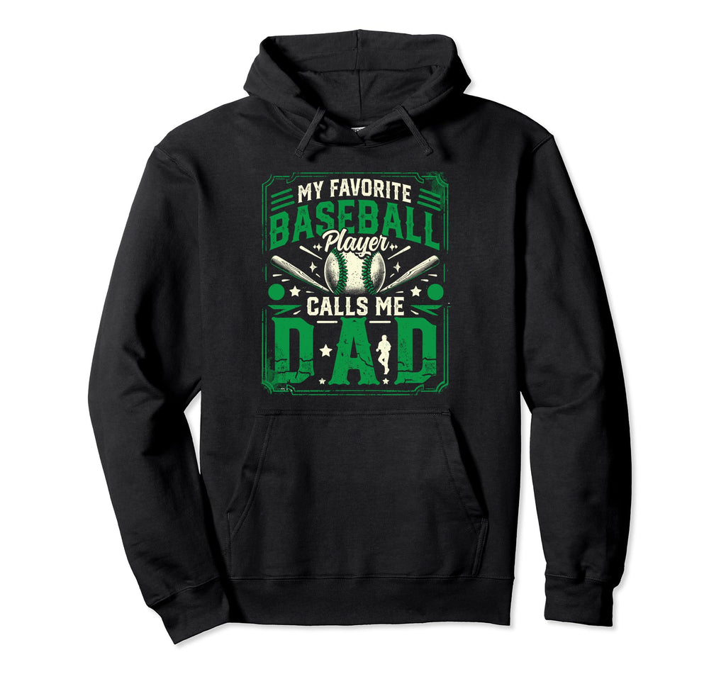 Son Baseball Dad Fathers Day Hoodie - Minimalist Print for Adults - T-Shirt, Sweatshirt, Hoodie