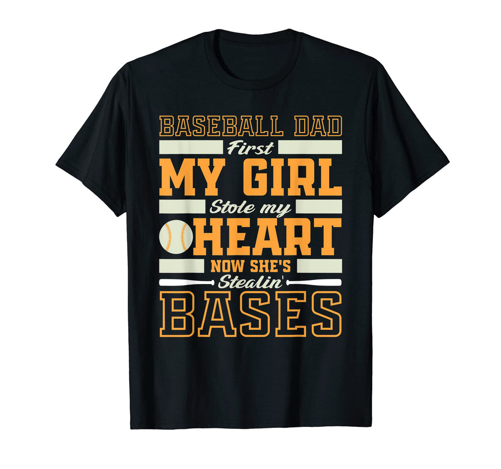 Mens Father Baseball Fan Dad T-Shirt - Fun Novelty Design for Adults - T-Shirt, Sweatshirt, Hoodie