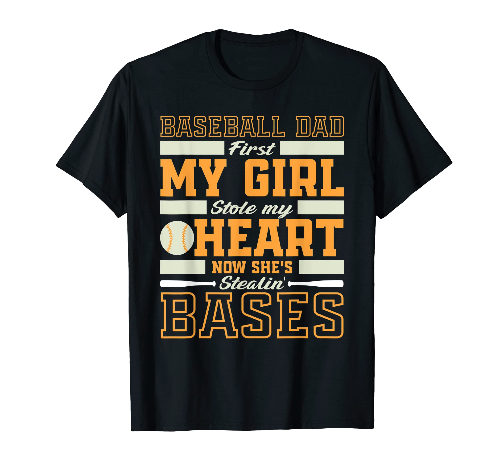 Mens Father Baseball Fan Dad T-Shirt - Fun Novelty Design for Adults - T-Shirt, Sweatshirt, Hoodie