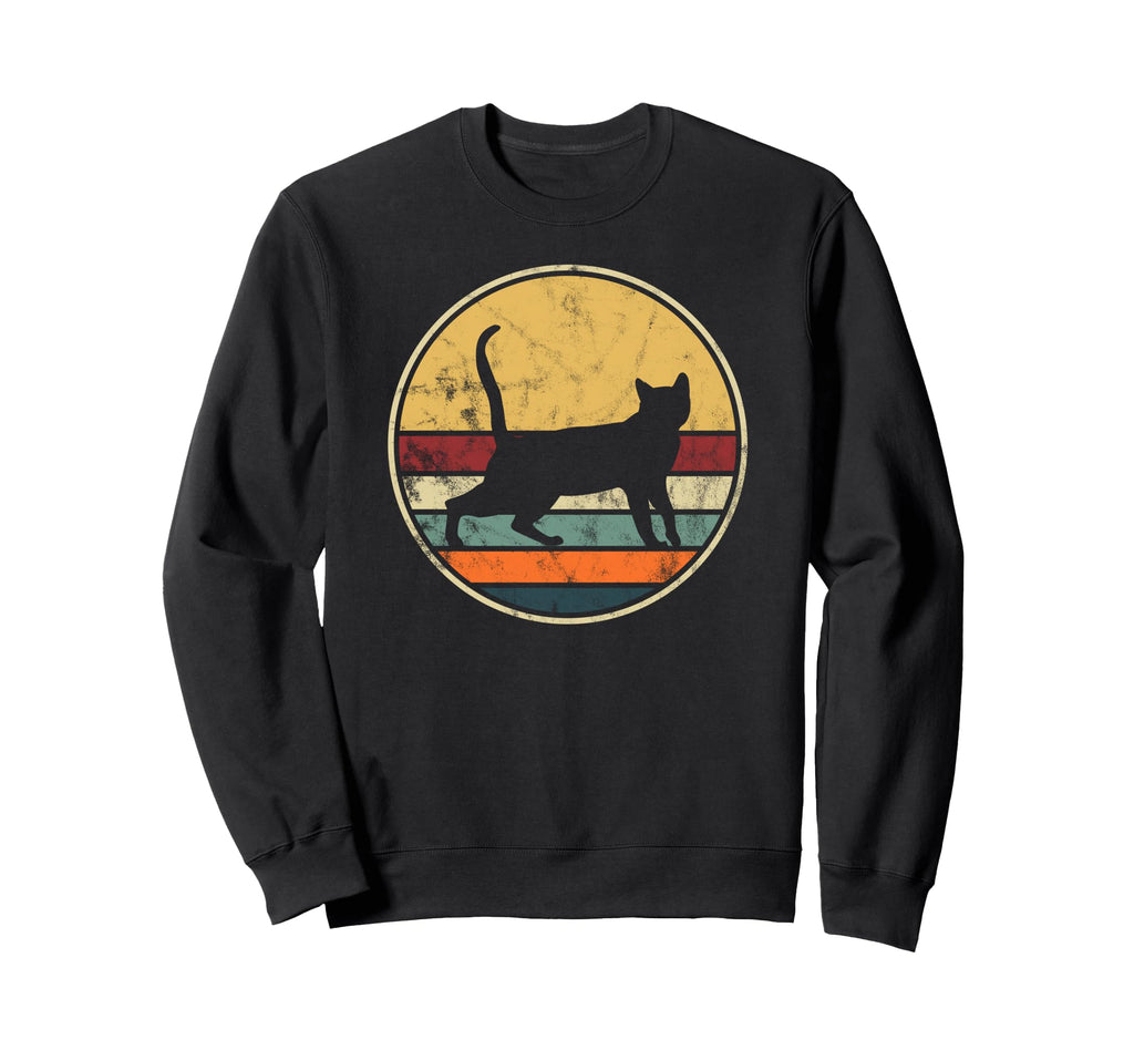 Cat Outfit Distressed Kitty Kitten Sweatshirt - Unique Graphic Men Women - T-Shirt, Sweatshirt, Hoodie