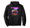 Vaporwave Halloween Moon Jack O Hoodie - Aesthetic Graphic for Adults - T-Shirt, Sweatshirt, Hoodie