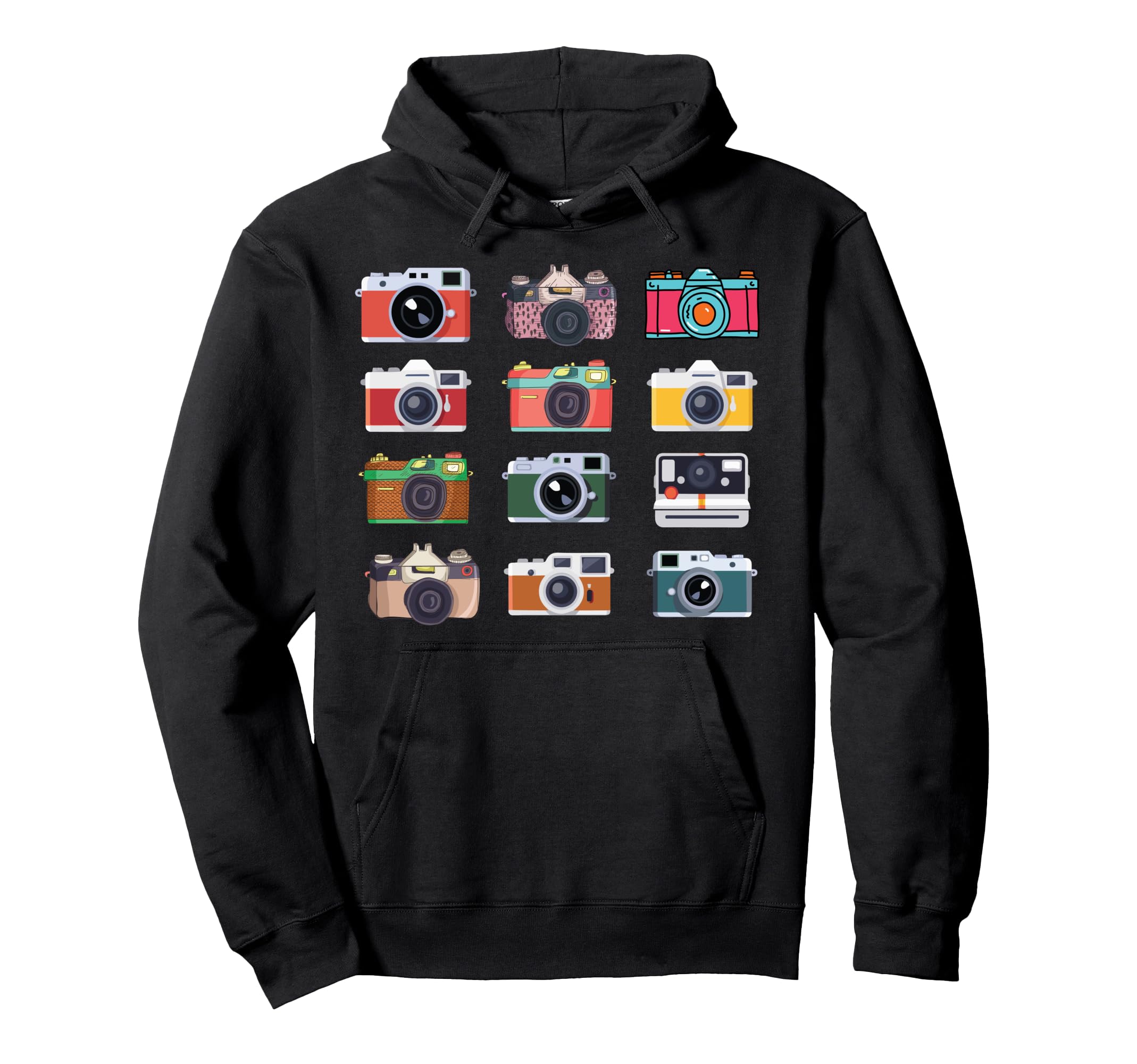 Camera Tourism Equipment Globe Hoodie - Novelty Apparel for Adults - T-Shirt, Sweatshirt, Hoodie