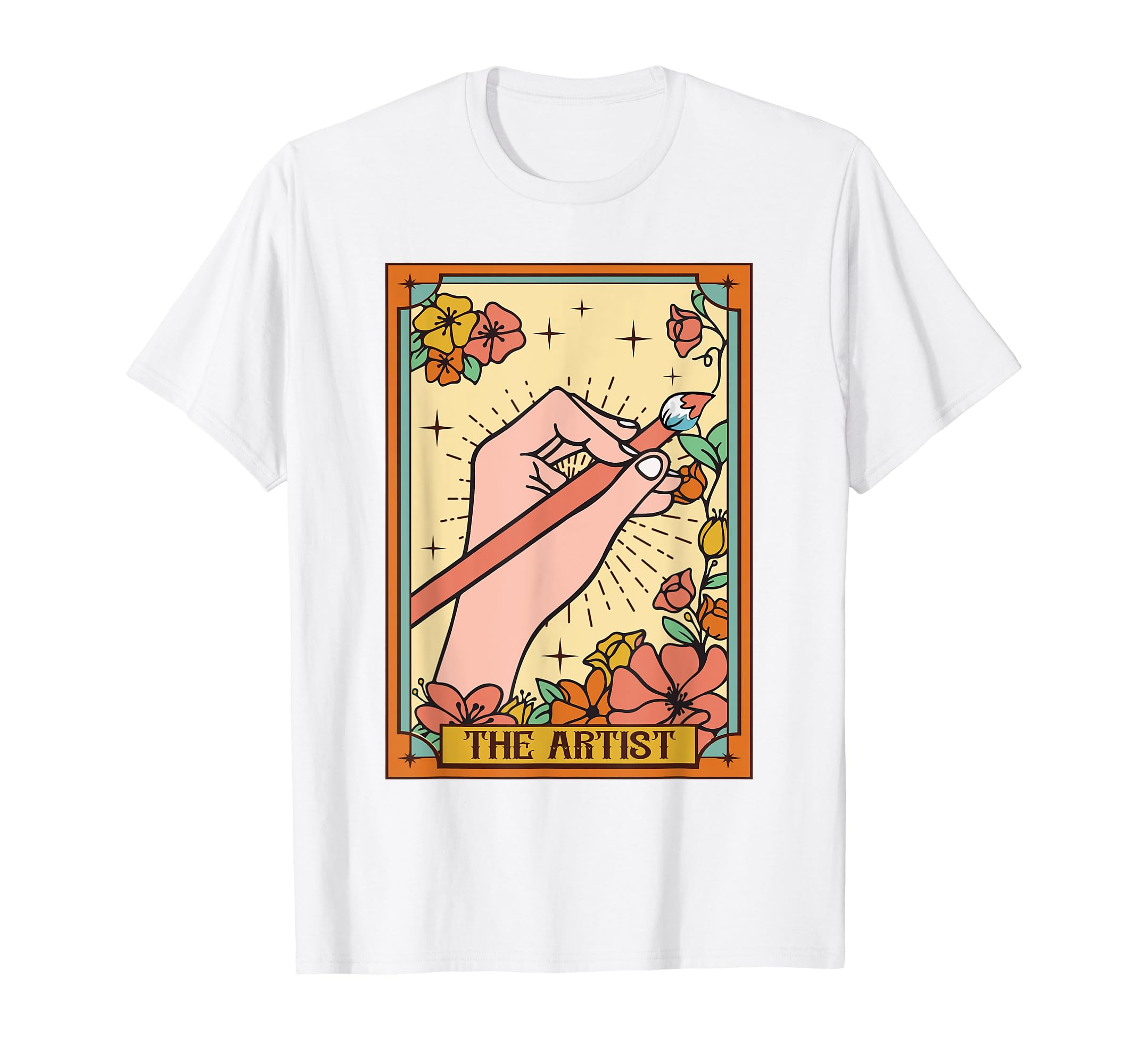 Peace Love Art Teacher Art Artist T-Shirt - Trendy Graphic for Adults - T-Shirt, Sweatshirt, Hoodie