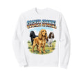 Cocker Spaniel 90S Dog Lover 80S Sweatshirt - Trendy Graphic Men Women - T-Shirt, Sweatshirt, Hoodie