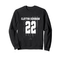 Clayton Kershaw Flag Baseball Los Sweatshirt - Minimalist Print for Adults - T-Shirt, Sweatshirt, Hoodie