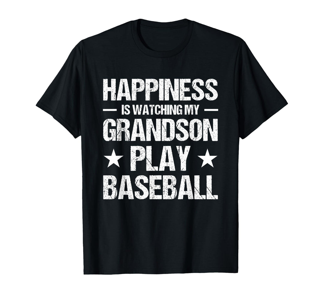 Happiness Is Watching My Grandson T-Shirt - Custom Art Print for Adults - T-Shirt, Sweatshirt, Hoodie