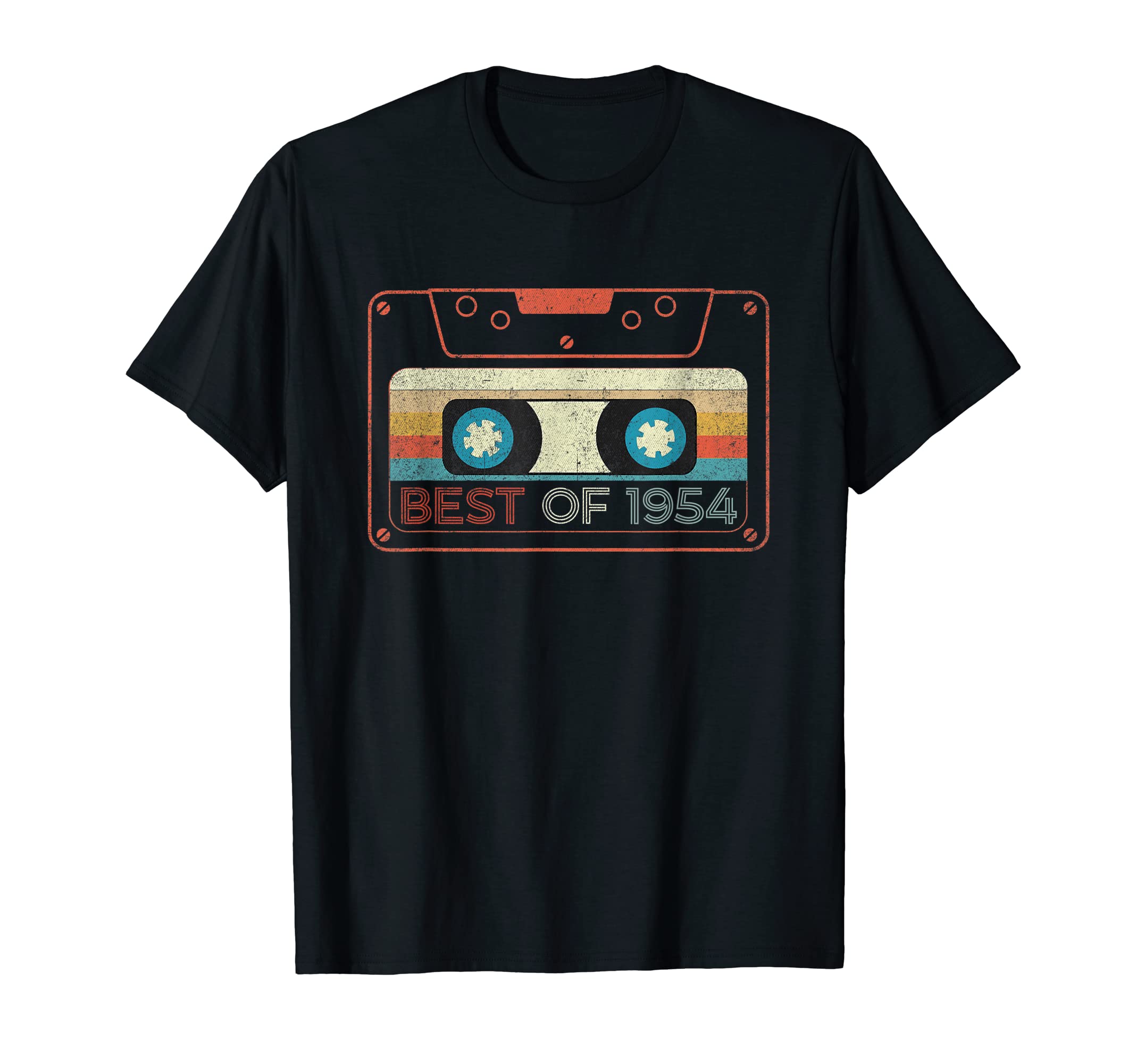 Best 1954 Cassette Tape Year Birth T-Shirt - Fun Novelty Design Men Women - T-Shirt, Sweatshirt, Hoodie