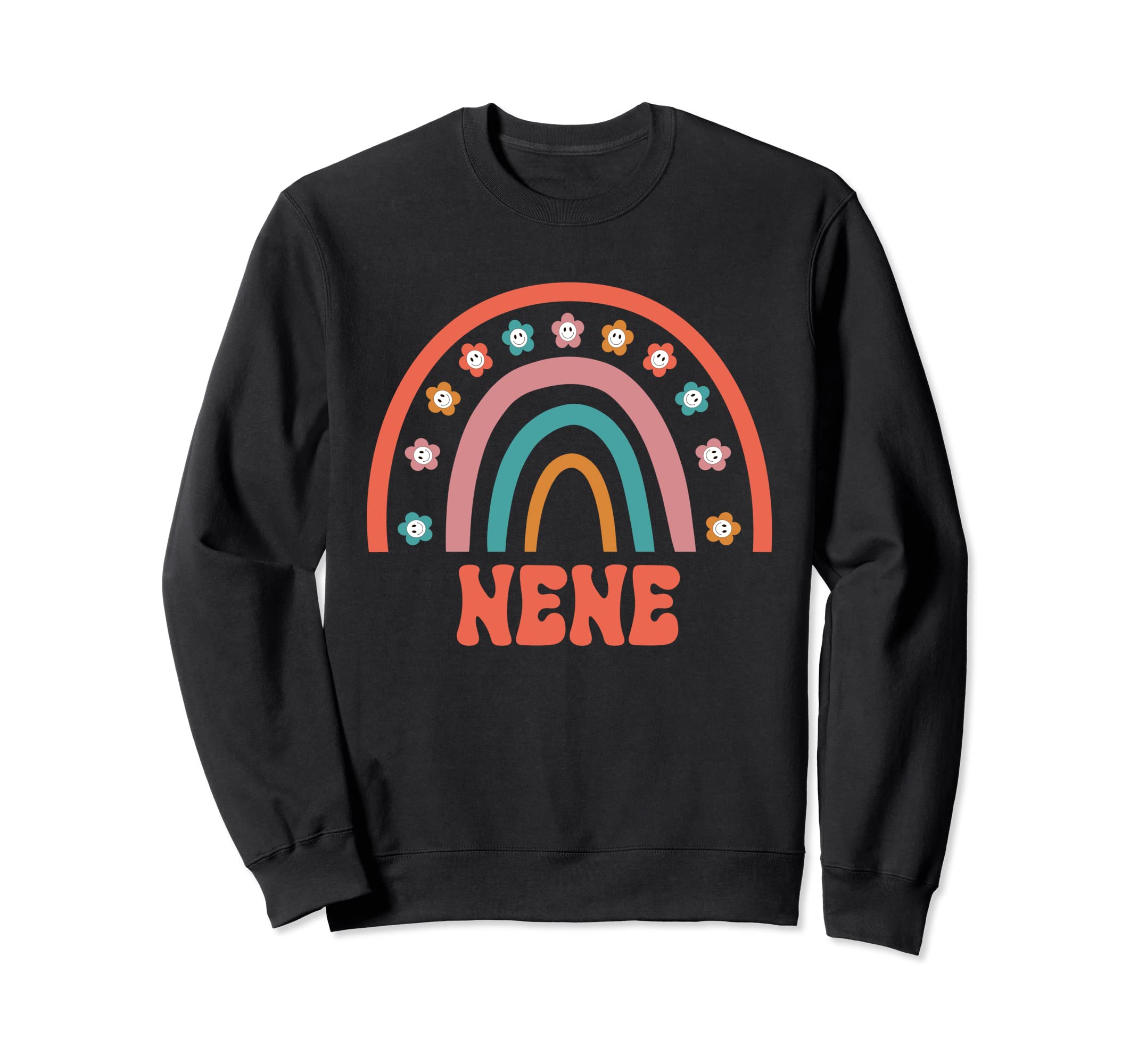 Nene Groovy Grandma Rainbow Boho Sweatshirt - Aesthetic Graphic Unisex - T-Shirt, Sweatshirt, Hoodie