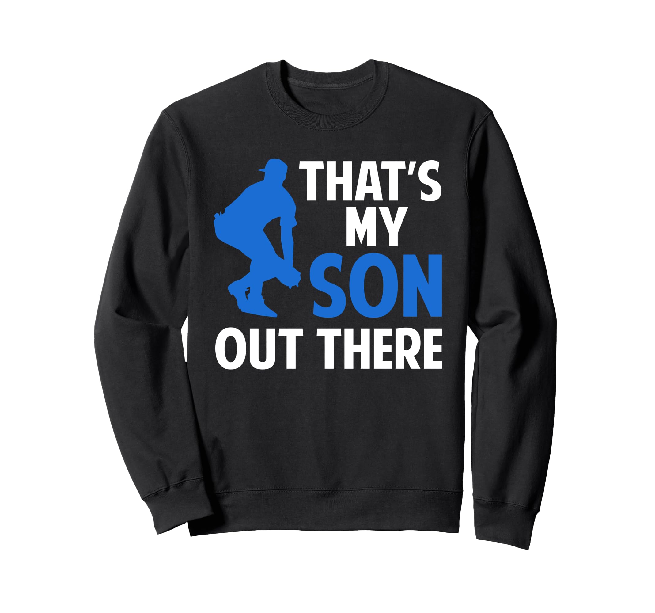 Fathers Day Baseball Dad Parent Sweatshirt - Graphic Print Men Women - T-Shirt, Sweatshirt, Hoodie