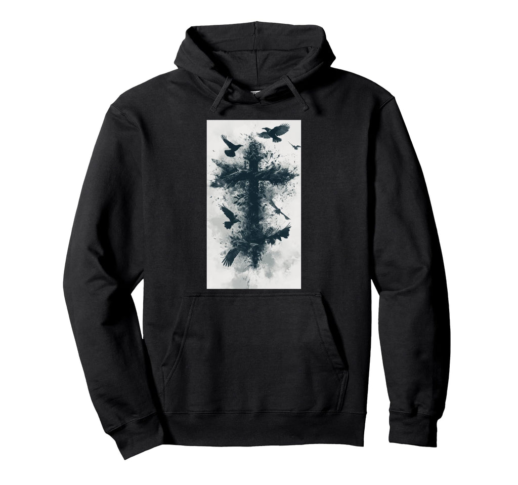 Gothic Cross Grunge Aesthetic Y2K Goth Hoodie - Novelty Apparel Men Women - T-Shirt, Sweatshirt, Hoodie