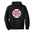 Fathers Day Softball Poppa Baseball Lover Hoodie - Custom Art Print Unisex - T-Shirt, Sweatshirt, Hoodie