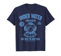 Deep Sea Diving Distressed Ocean T-Shirt - Fun Novelty Design for Adults - T-Shirt, Sweatshirt, Hoodie