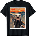 Ferret Scream Painting Funny Pet Owner Merch - Adult & Kids T-Shirts, Sweatshirts & Hoodies apparel design preview 1