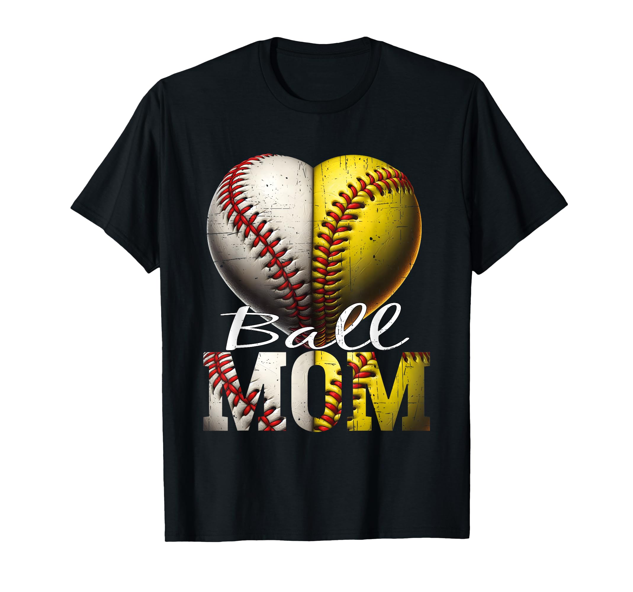 Funny Ball Mom Softball Baseball T-Shirt - Casual Everyday Wear Men Women - T-Shirt, Sweatshirt, Hoodie