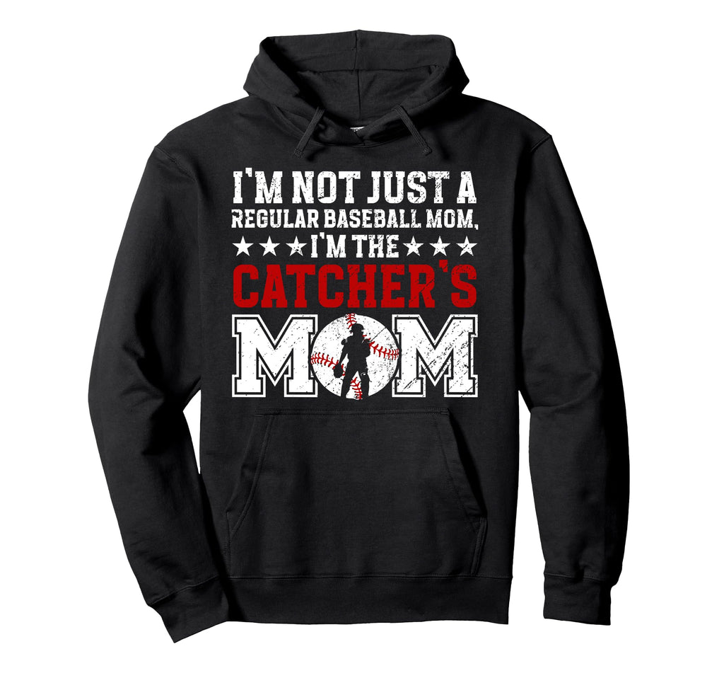Im Baseball Catcher Mom Baseball Hoodie - Custom Art Print Men Women - T-Shirt, Sweatshirt, Hoodie