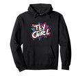 Fly 80S 90S Old School Hip Hop Graffiti Hoodie - Novelty Apparel Unisex - T-Shirt, Sweatshirt, Hoodie