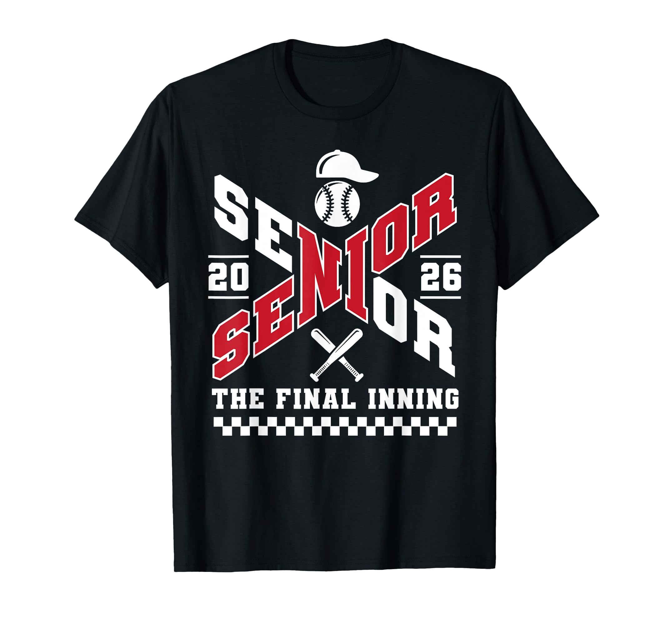 Senior 2026 Class 2026 Final Inning T-Shirt - Graphic Print for Adults - T-Shirt, Sweatshirt, Hoodie