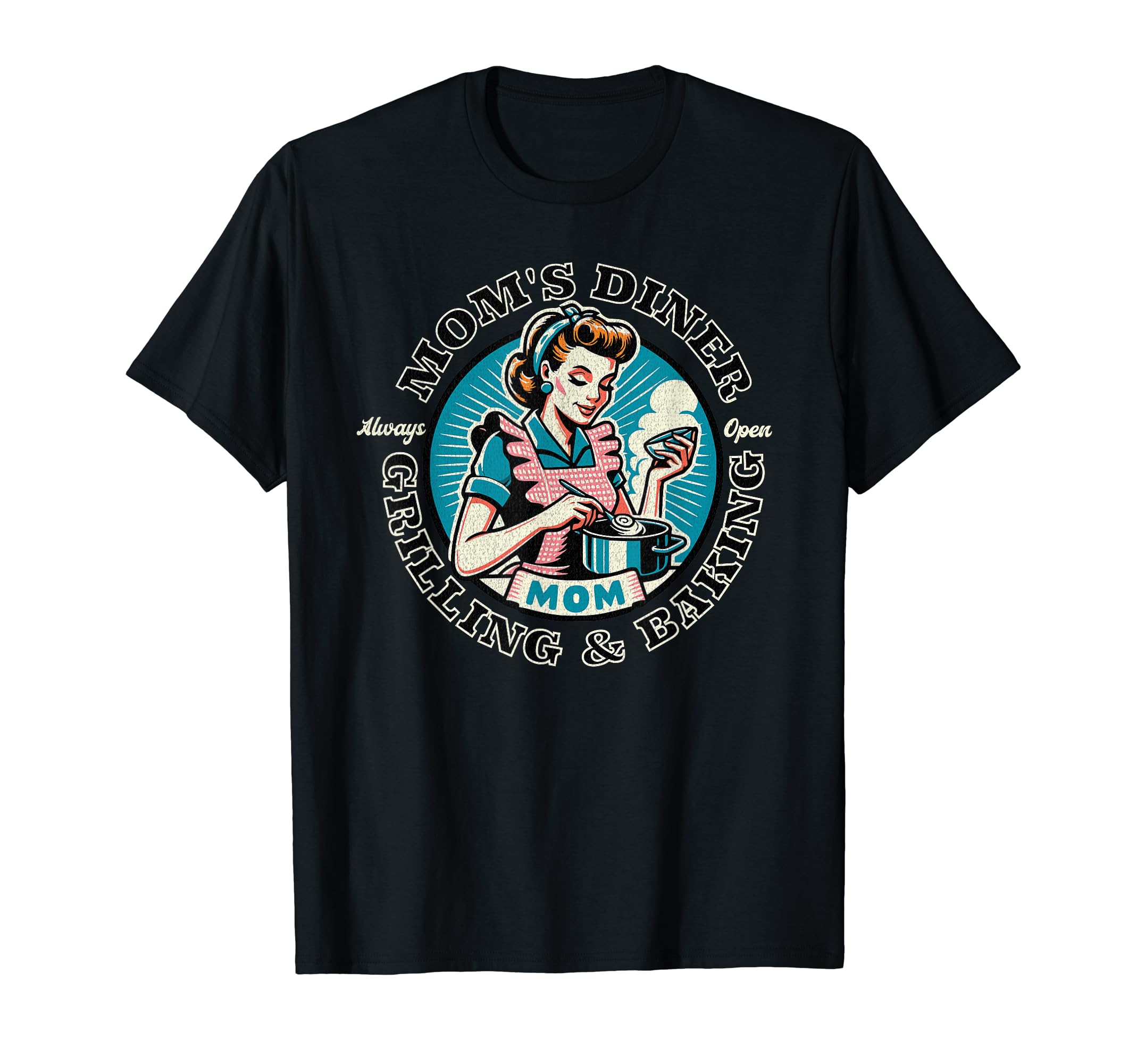 Moms Diner T-Shirt - Graphic Print for Adults - T-Shirt, Sweatshirt, Hoodie