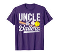 Uncle Ballers Baseball Softball Uncle T-Shirt - Minimalist Print for Adults - T-Shirt, Sweatshirt, Hoodie
