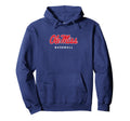 Ole Miss Baseball Logo Stack Hoodie - Aesthetic Graphic for Adults - T-Shirt, Sweatshirt, Hoodie