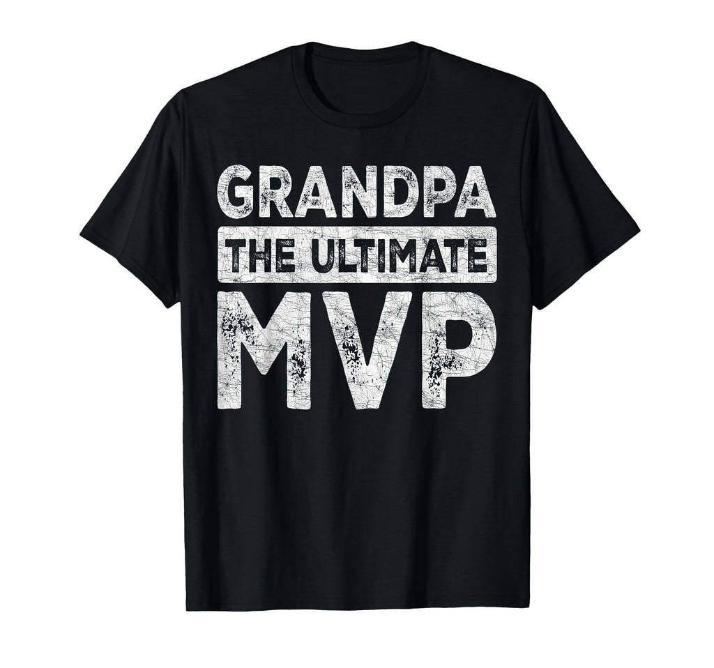 Grandpa Baseball Grandpa Ultimate Mvp T-Shirt - Streetwear Style for Adults - T-Shirt, Sweatshirt, Hoodie
