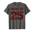 Senior Baseball Dad 2025 Maroon T-Shirt - Aesthetic Graphic Men Women - T-Shirt, Sweatshirt, Hoodie