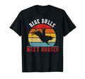 Funny Bull Riding Cowboy Nurse T-Shirt - Fun Novelty Design for Adults - T-Shirt, Sweatshirt, Hoodie