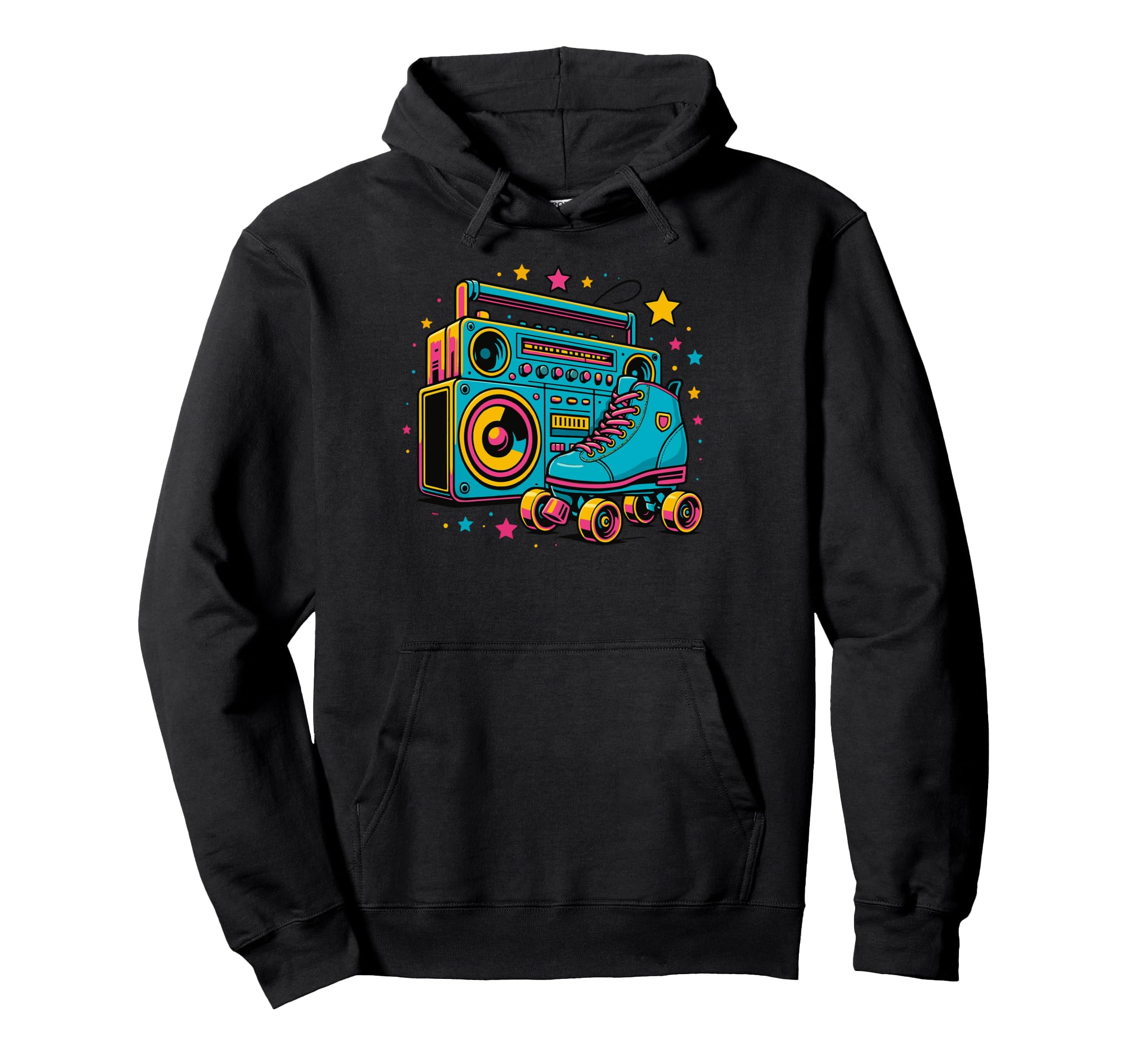 Rollerskates Funny 80S Roller Skating Hoodie - Unique Graphic Unisex - T-Shirt, Sweatshirt, Hoodie