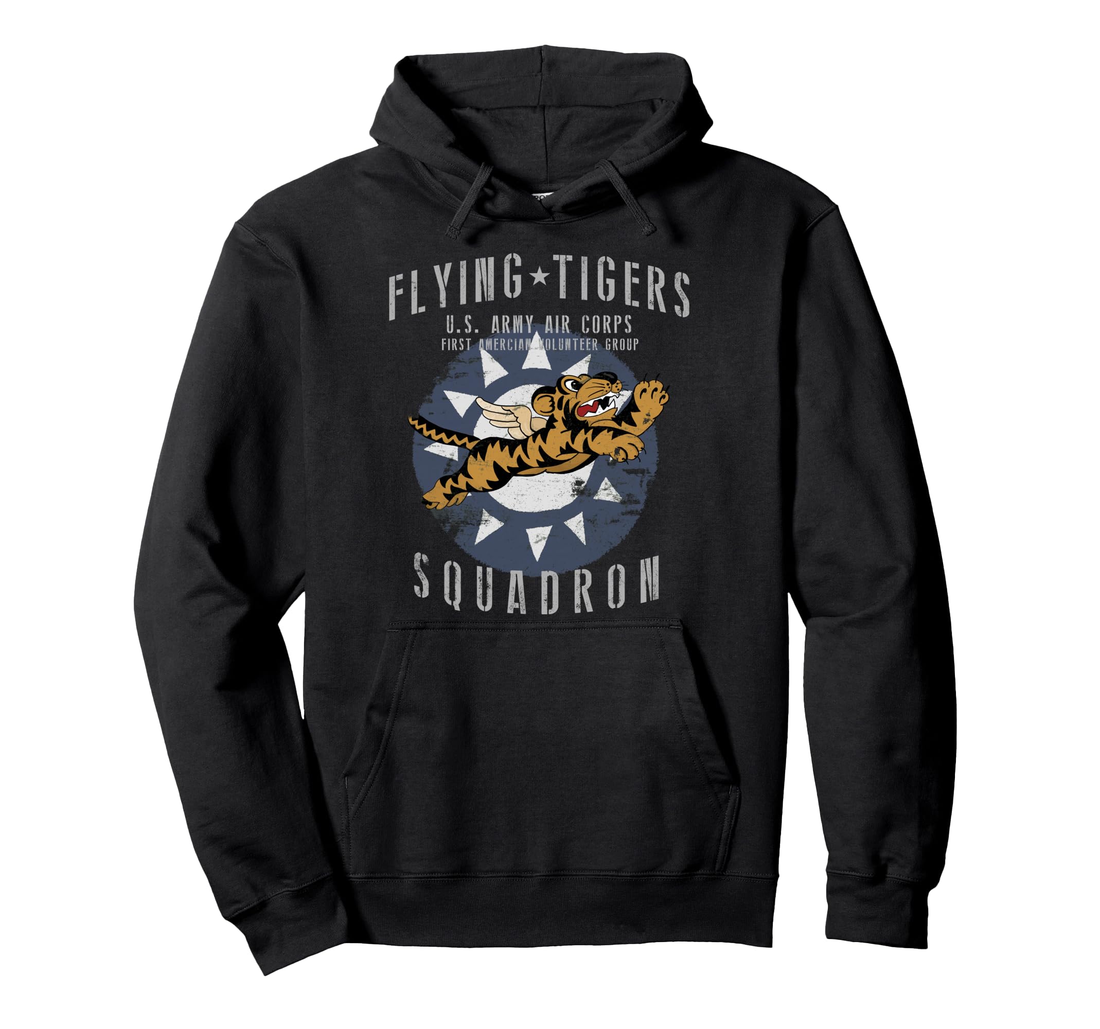 Flying Tigers Squadron Wwii Insignia Ww2 Air Hoodie - Graphic Print Unisex - T-Shirt, Sweatshirt, Hoodie