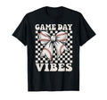 Game Day Vibes Coquette Bow Baseball T-Shirt - Aesthetic Graphic Unisex - T-Shirt, Sweatshirt, Hoodie