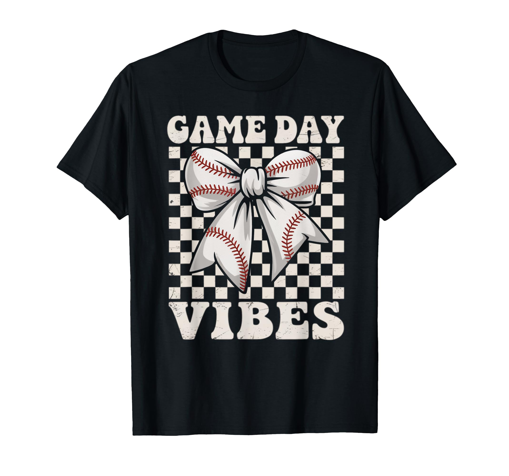 Game Day Vibes Coquette Bow Baseball T-Shirt - Aesthetic Graphic Unisex - T-Shirt, Sweatshirt, Hoodie