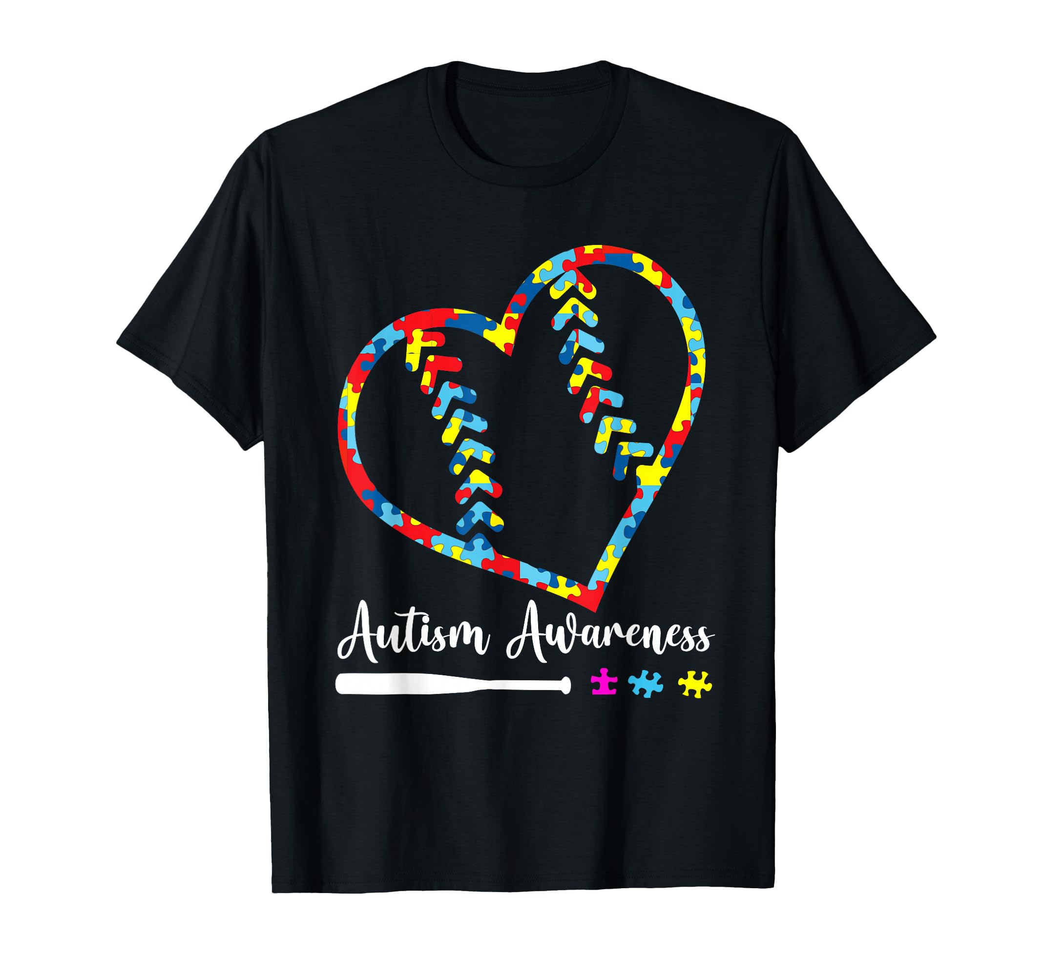 Softball Baseball Autism Awareness T-Shirt - Trendy Graphic Men Women - T-Shirt, Sweatshirt, Hoodie