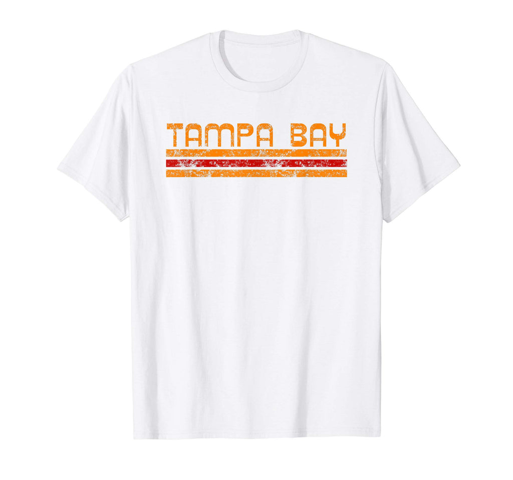 Tampa Bay Florida Weathered Stripe T-Shirt - Unique Graphic for Adults - T-Shirt, Sweatshirt, Hoodie