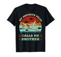 My Favorite Pilot Calls Me Brother T-Shirt - Fun Novelty Design for Adults - T-Shirt, Sweatshirt, Hoodie