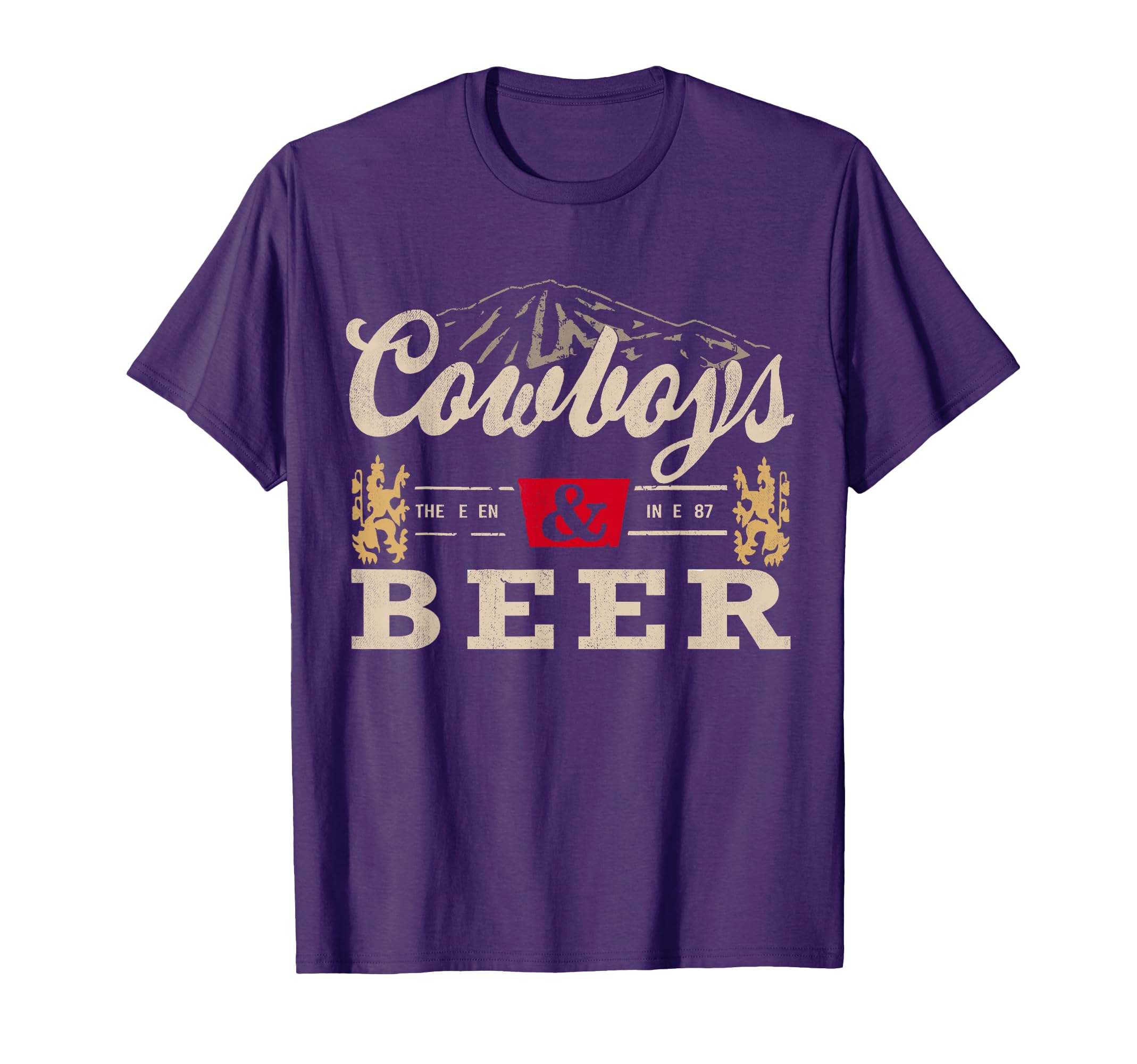 Cowboys Western And Beer Cowboy Lovers T-Shirt - Novelty Apparel Men Women - T-Shirt, Sweatshirt, Hoodie