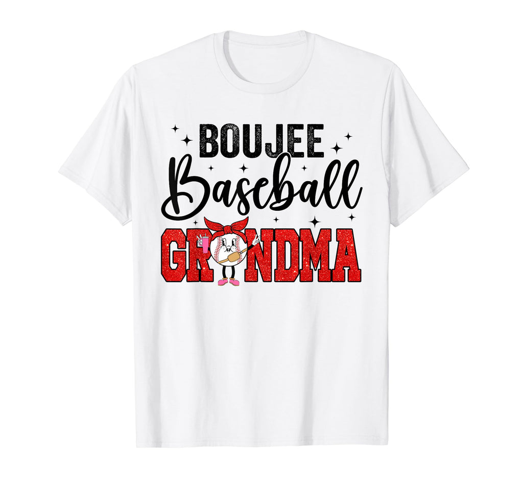 Funny Boujee Baseball Grandma T-Shirt - Streetwear Style for Adults - T-Shirt, Sweatshirt, Hoodie