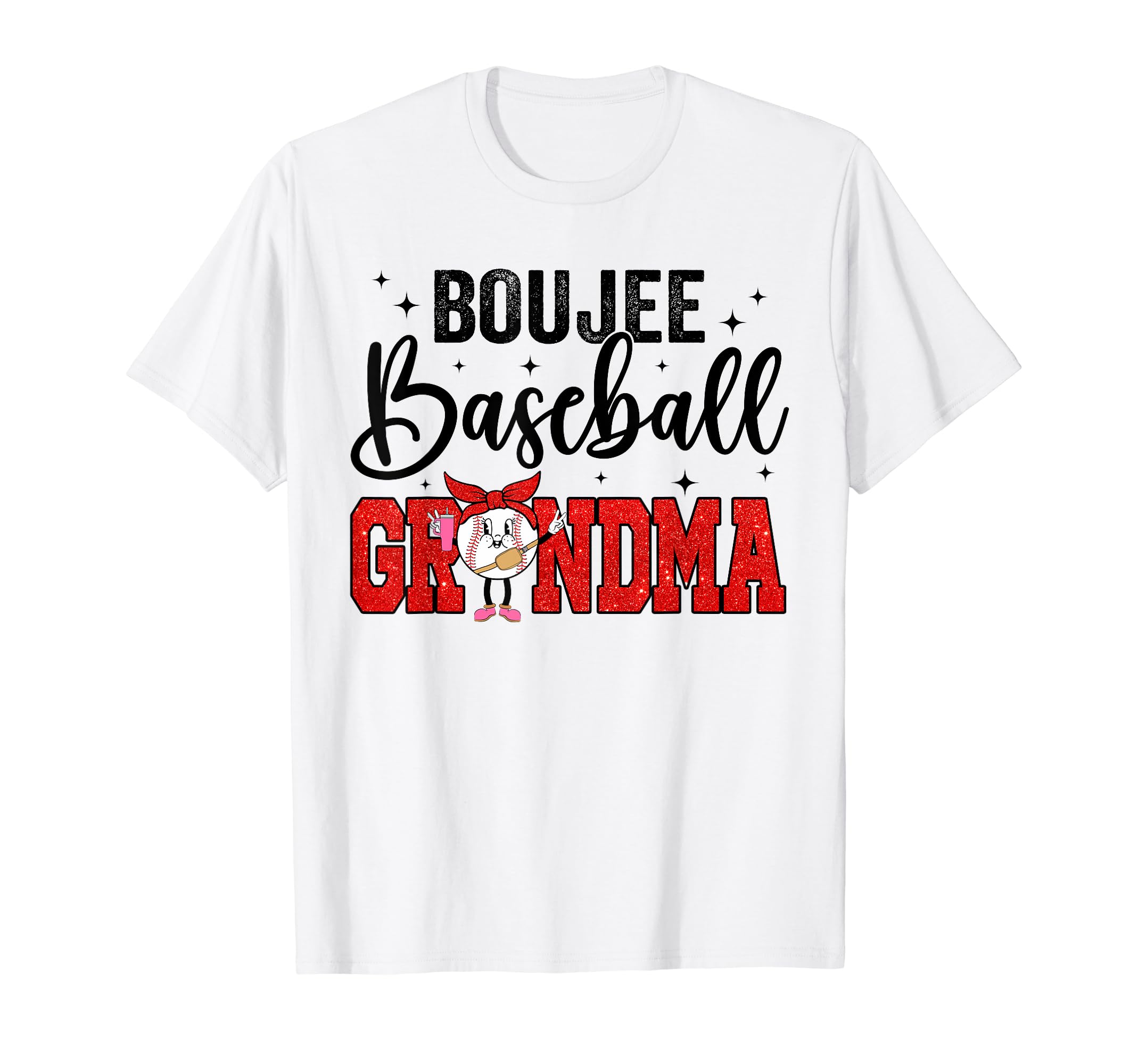 Funny Boujee Baseball Grandma T-Shirt - Streetwear Style for Adults - T-Shirt, Sweatshirt, Hoodie