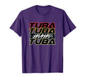 Tuba Mom Player 70S 80S T-Shirt - Fun Novelty Design for Adults - T-Shirt, Sweatshirt, Hoodie