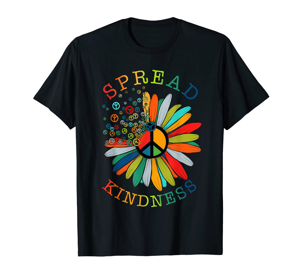 Spread Kindness Sunflower Daisy Flower T-Shirt - Minimalist Print Unisex - T-Shirt, Sweatshirt, Hoodie
