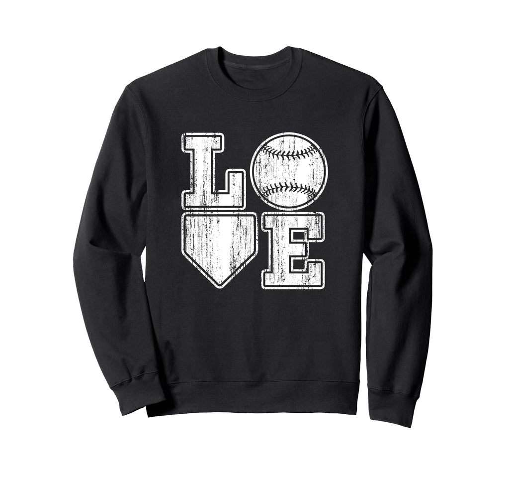 Love Baseball Baseball Mom Home Sweatshirt - Graphic Print for Adults - T-Shirt, Sweatshirt, Hoodie